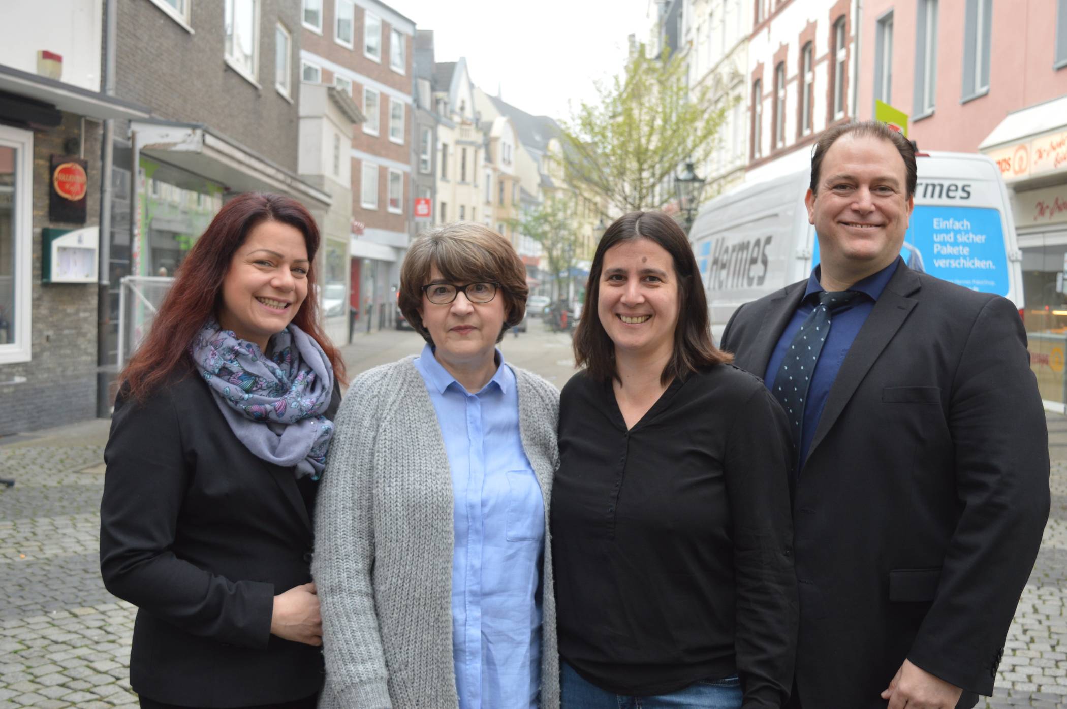  Haben das Kinderfest im Blick - der neu gewählte AGB-Vorstand Melina Schulze, Inge Nitschke, Nicole Albrecht und Michael Hellmich (v. l.). 