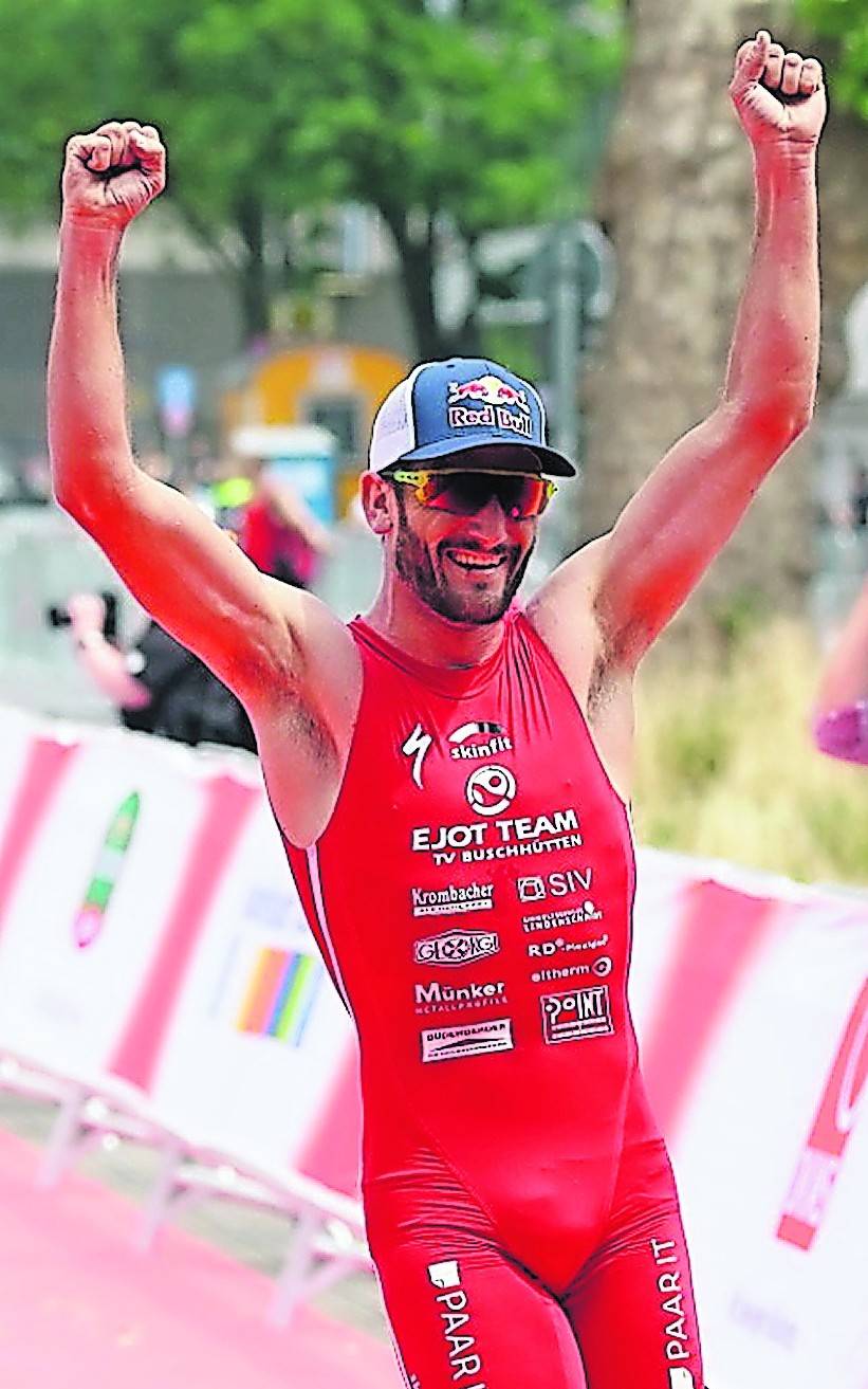  Richard Murray aus Südafrika ist mehrfacher Triathlon-Gast in Düsseldorf. 