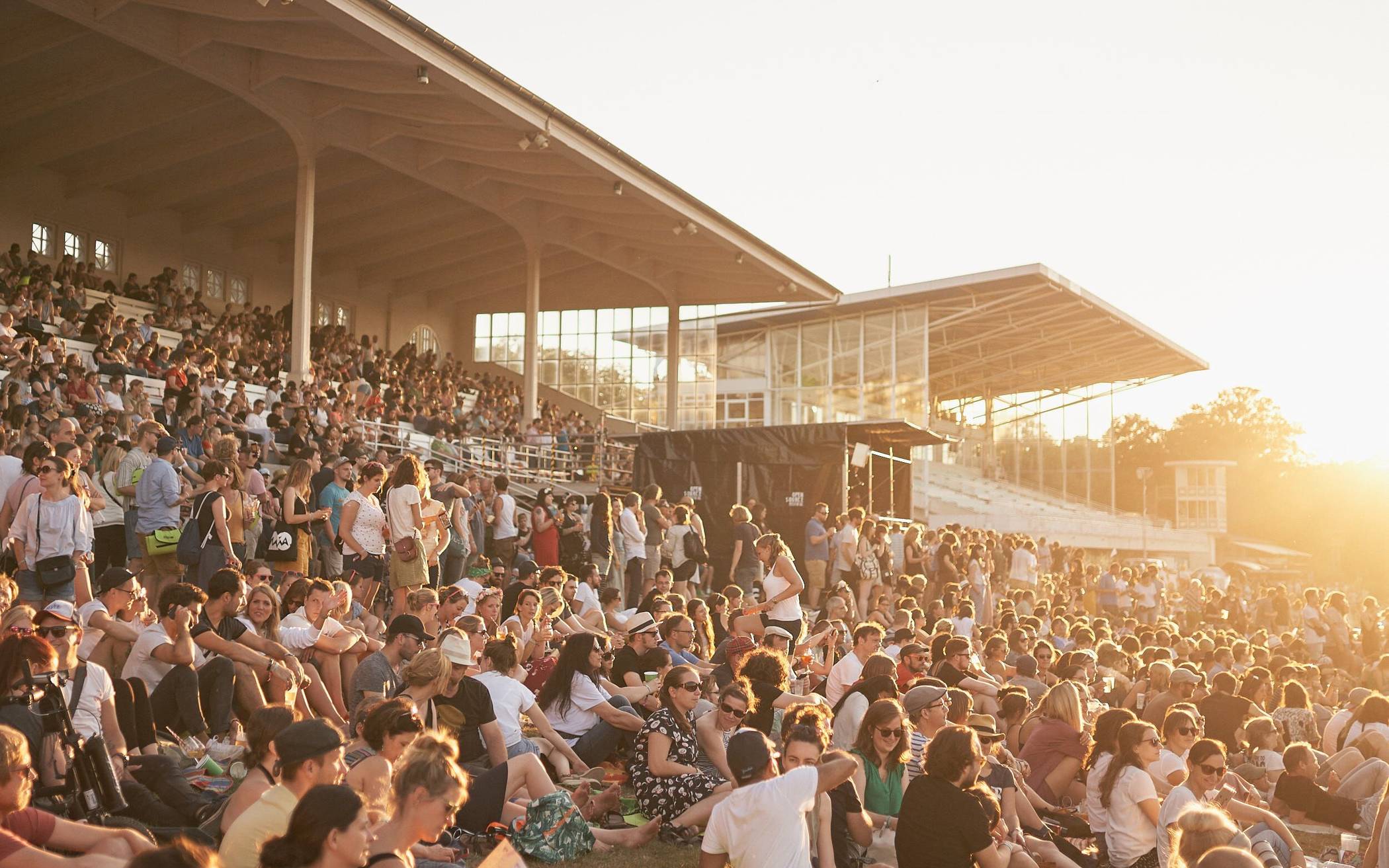 Publikum beim Open Source Festival 2018