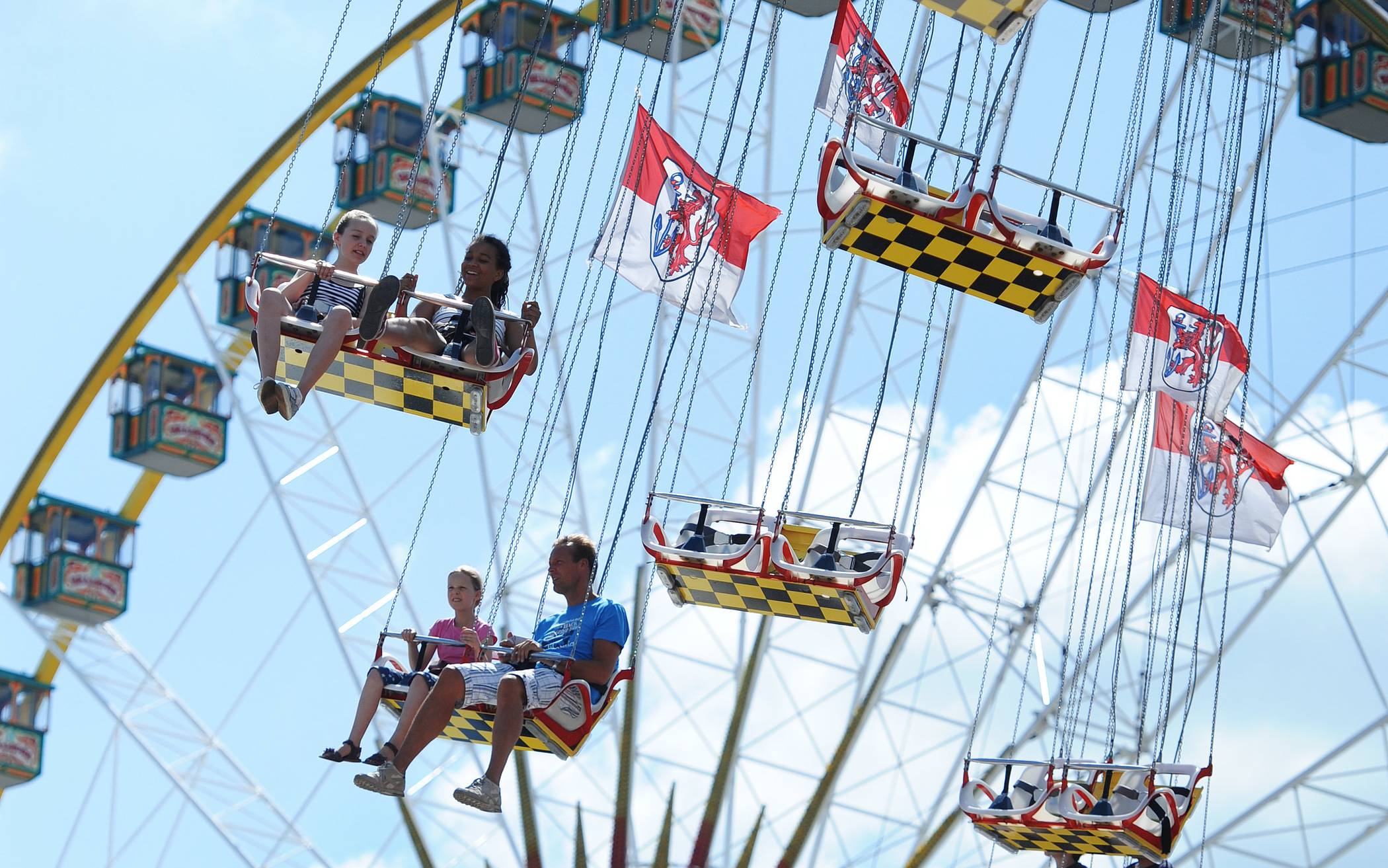 Das Leben ist wie ein Riesenrad.