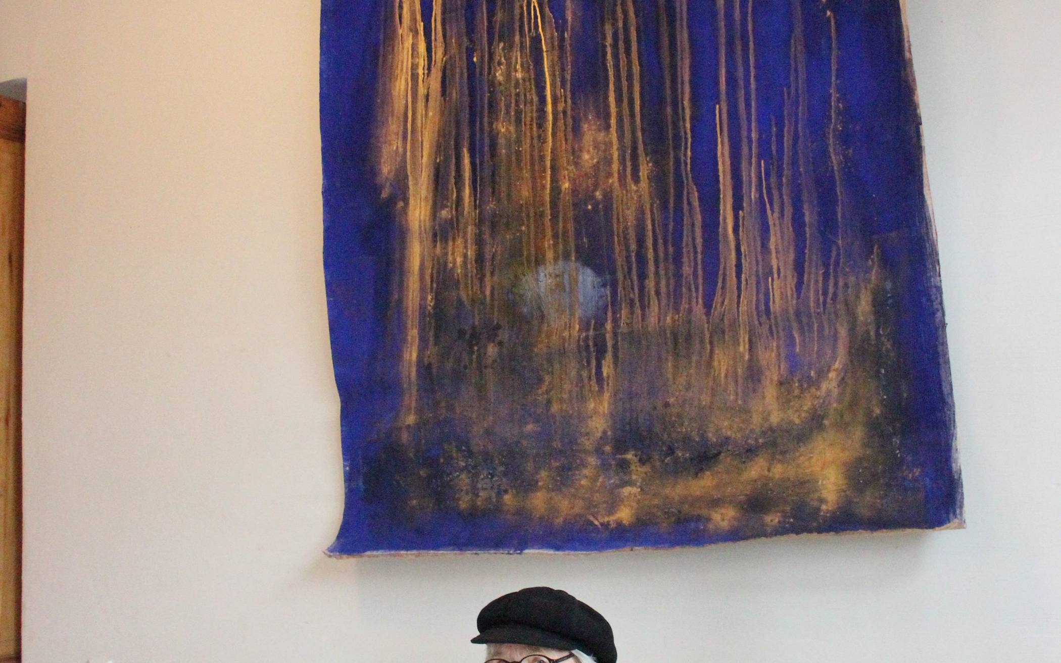  „Die Fähre über den Lethefluss“ - so nennt Beuys-Schüler Uwe Piel sein Gemälde. 