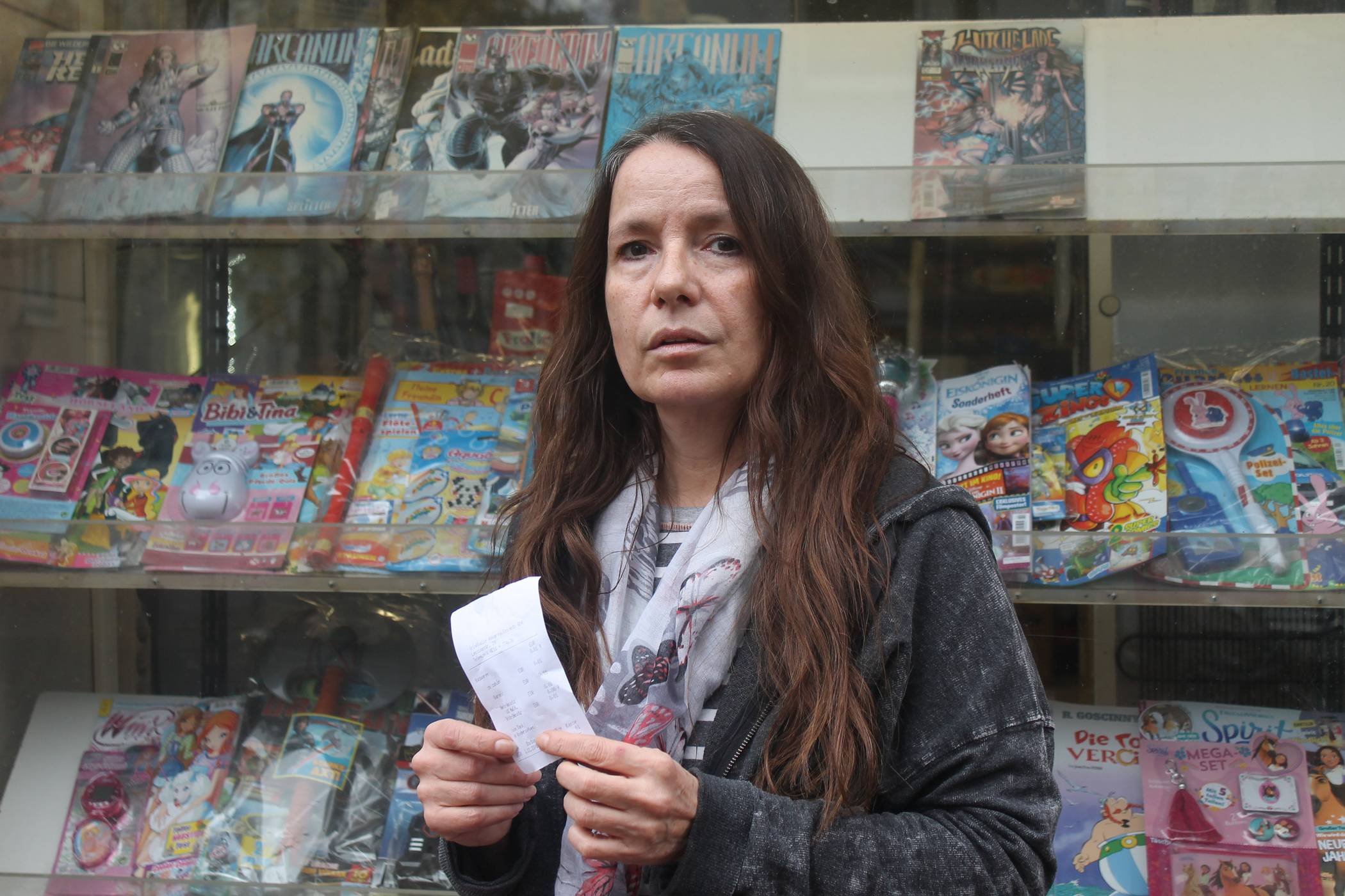  Nathalie Navarro betreibt einen Kiosk auf der Lessingstraße. 