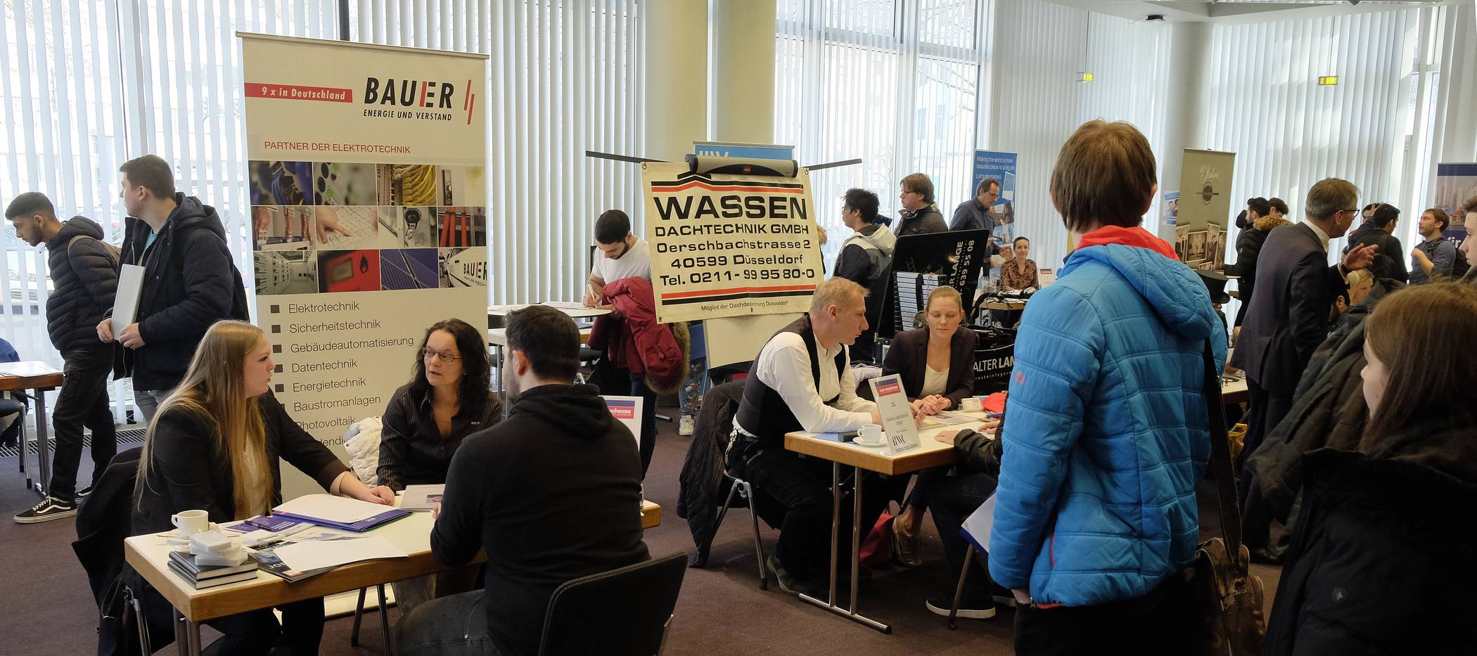  Das Job Speed Dating der Handwerkskammer Düsseldorf findet am Mittwoch bereits zum vierten Mal statt. 