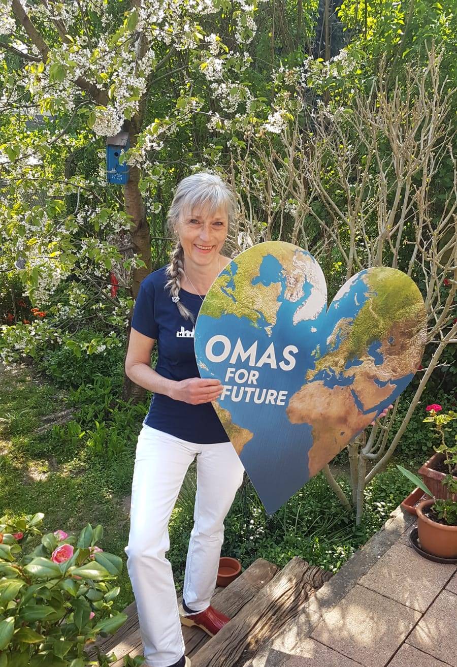  Gisela Heiroth macht sich für „Omas for Future“ stark. 