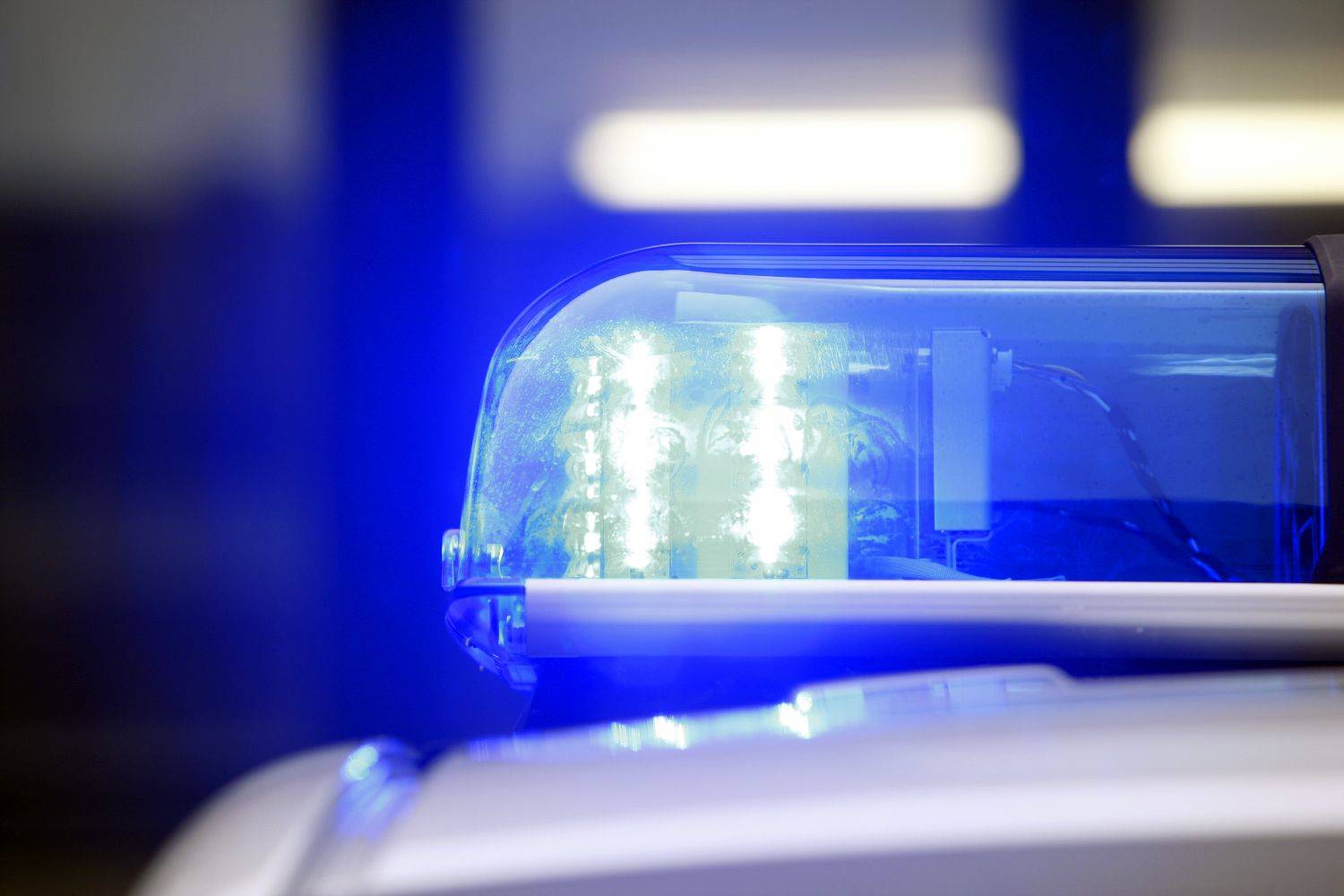 Polizei im Einsatz.