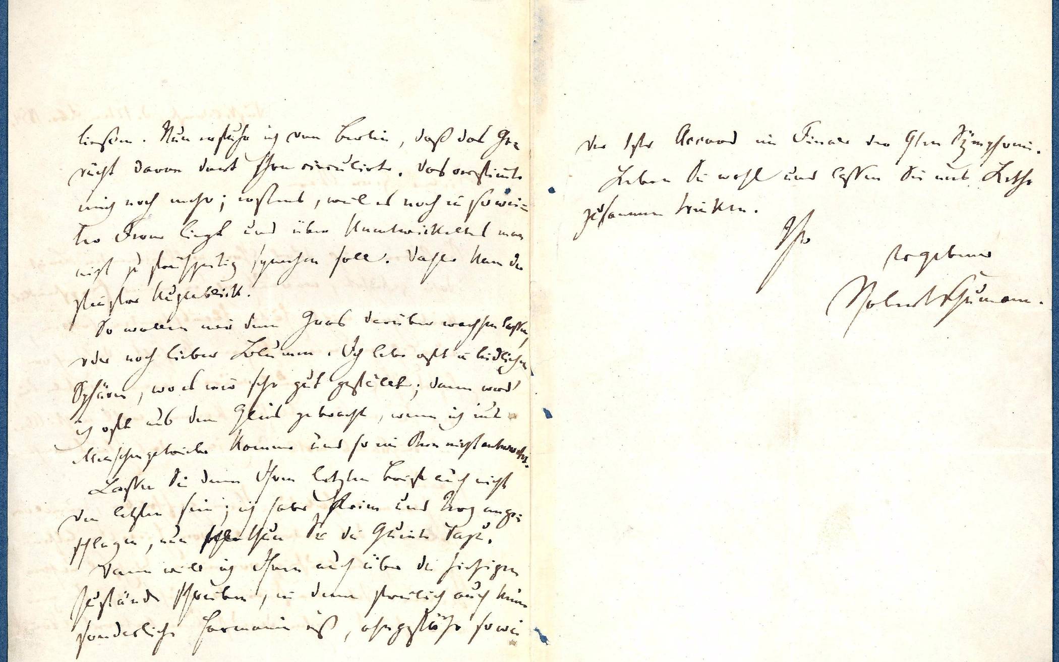 Brief Robert Schumann