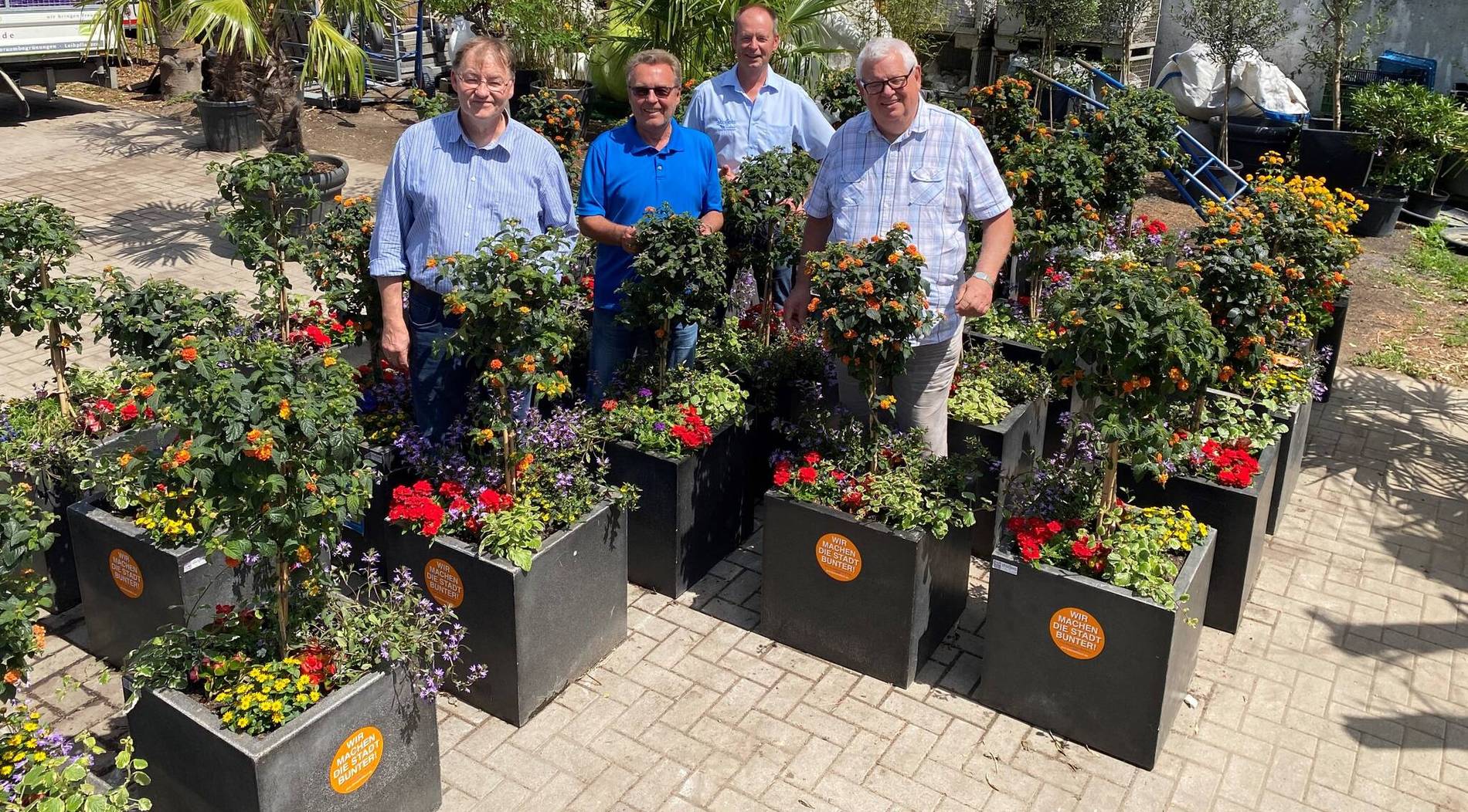 Pro Düsseldorf bringt Blumen in die Stadtteile