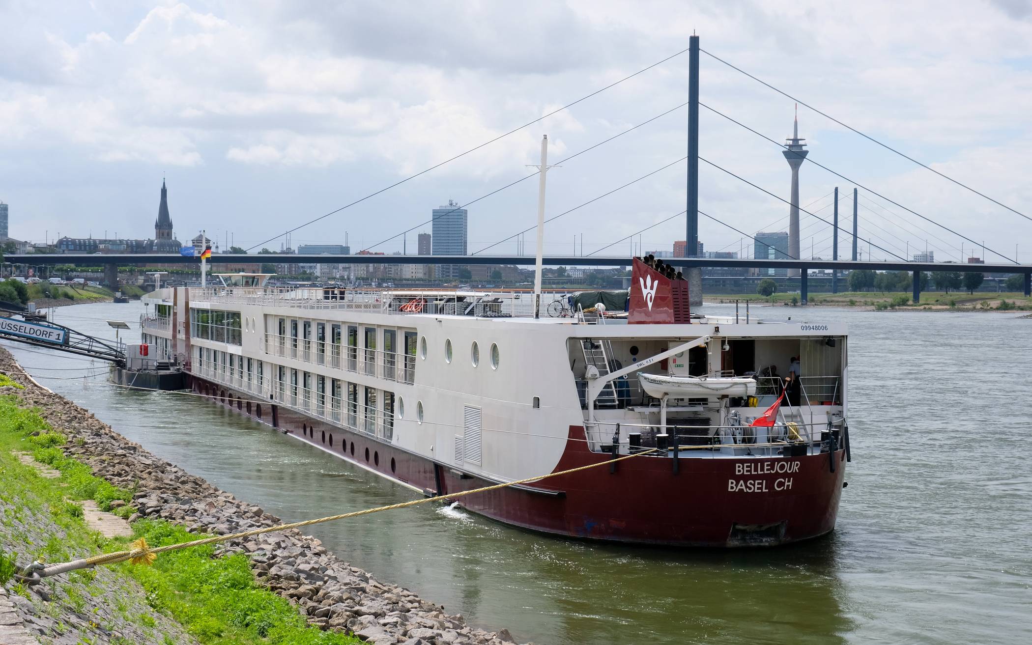  Ab sofort Quarantäne-Schiff: die „Bellejour“. 