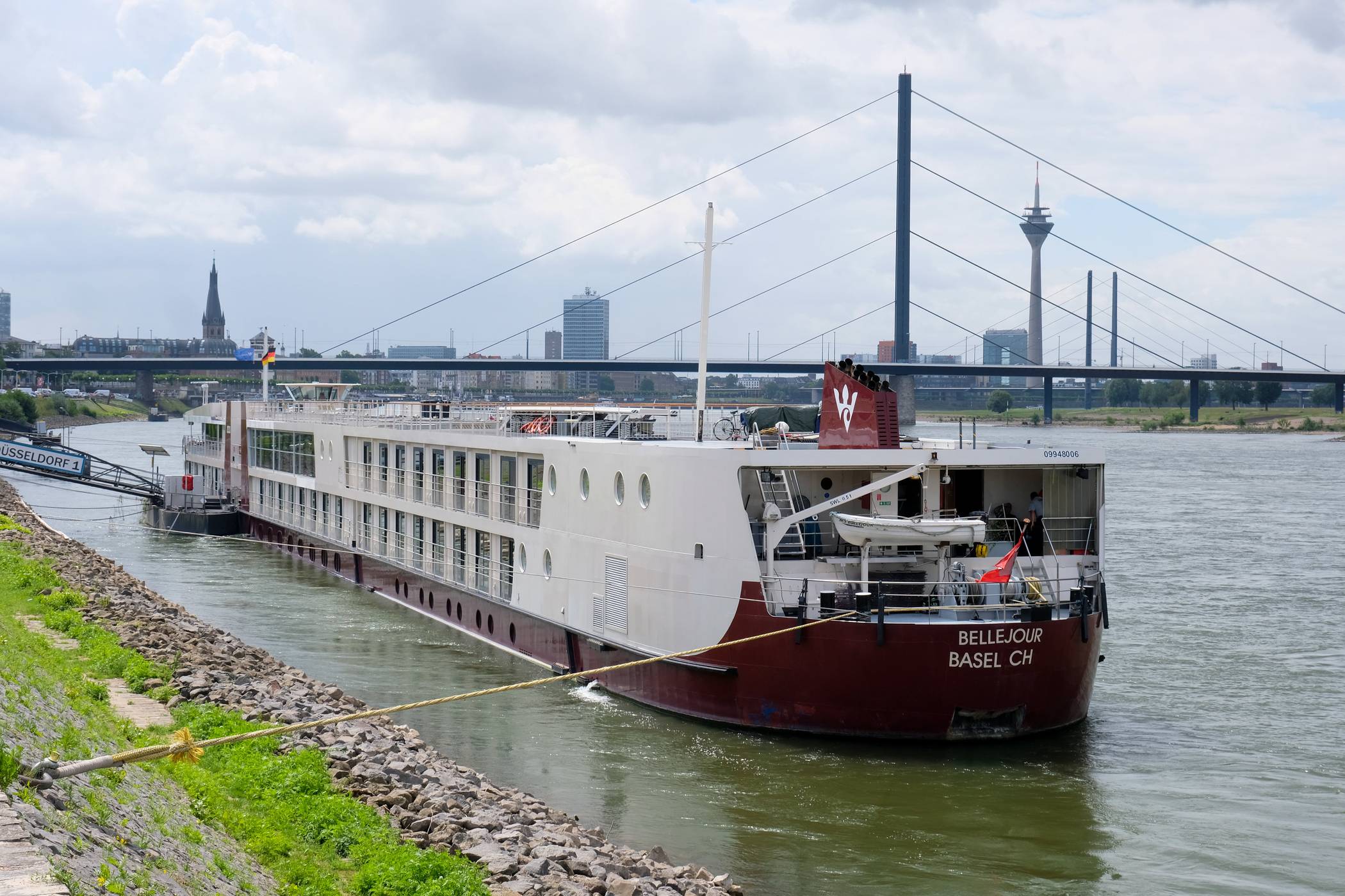 Ab sofort Quarantäne-Schiff: die „Bellejour“. 