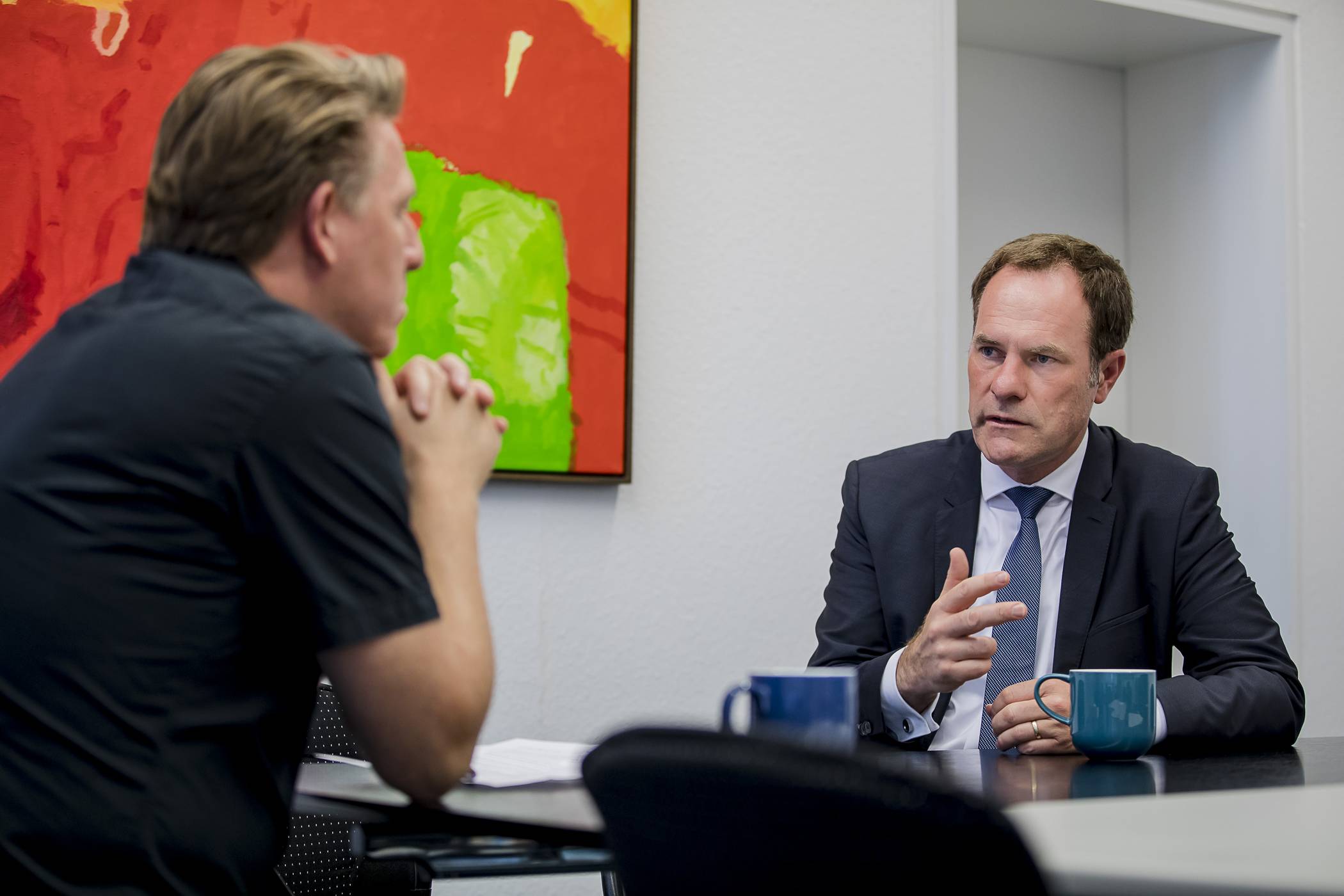  OB-Herausforderer Dr. Stephan Keller - „Die Köln-Kampagne hat nicht verfangen“. Foto: Andreas Bretz 