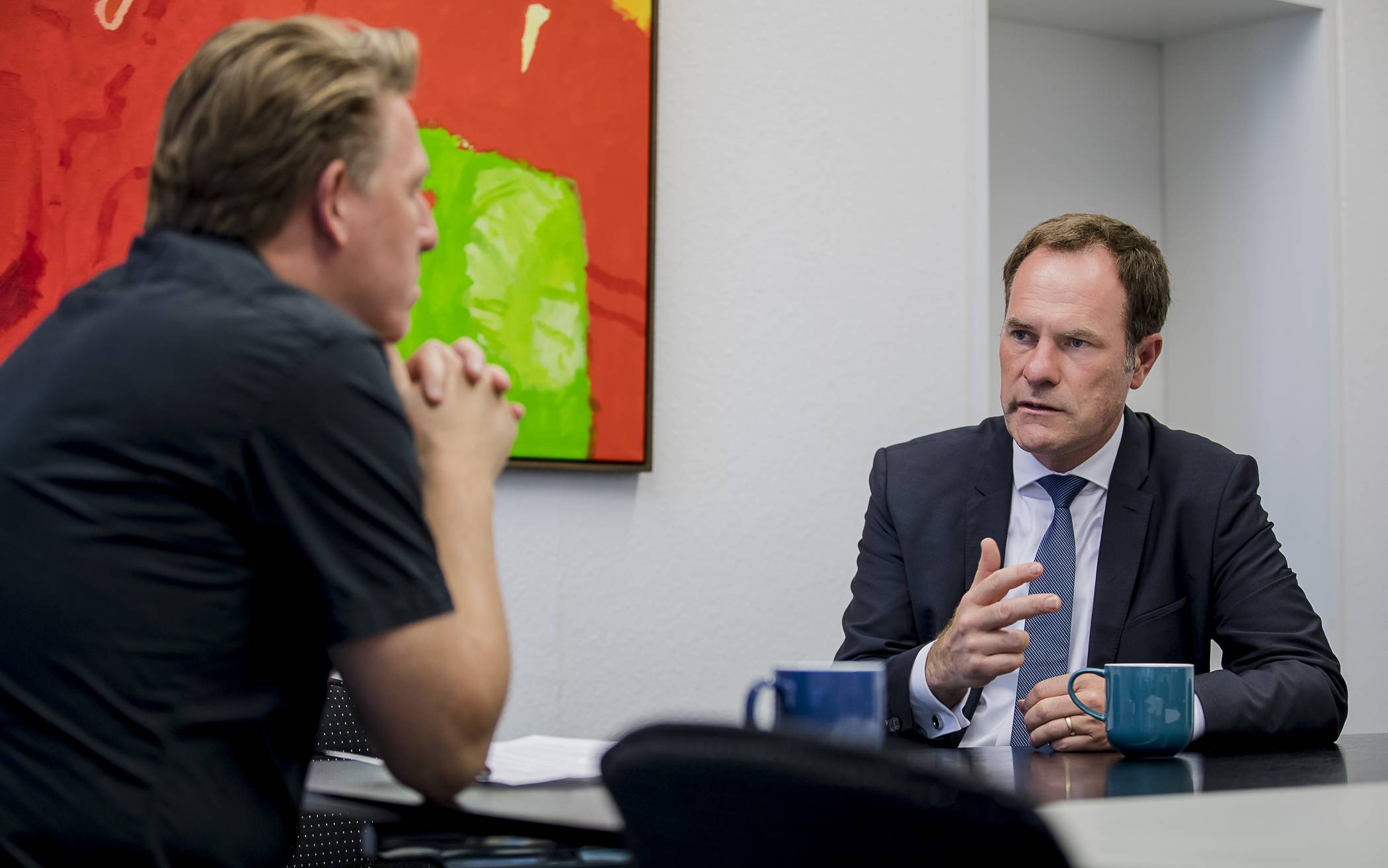  OB-Herausforderer Dr. Stephan Keller - „Die Köln-Kampagne hat nicht verfangen“. Foto: Andreas Bretz 