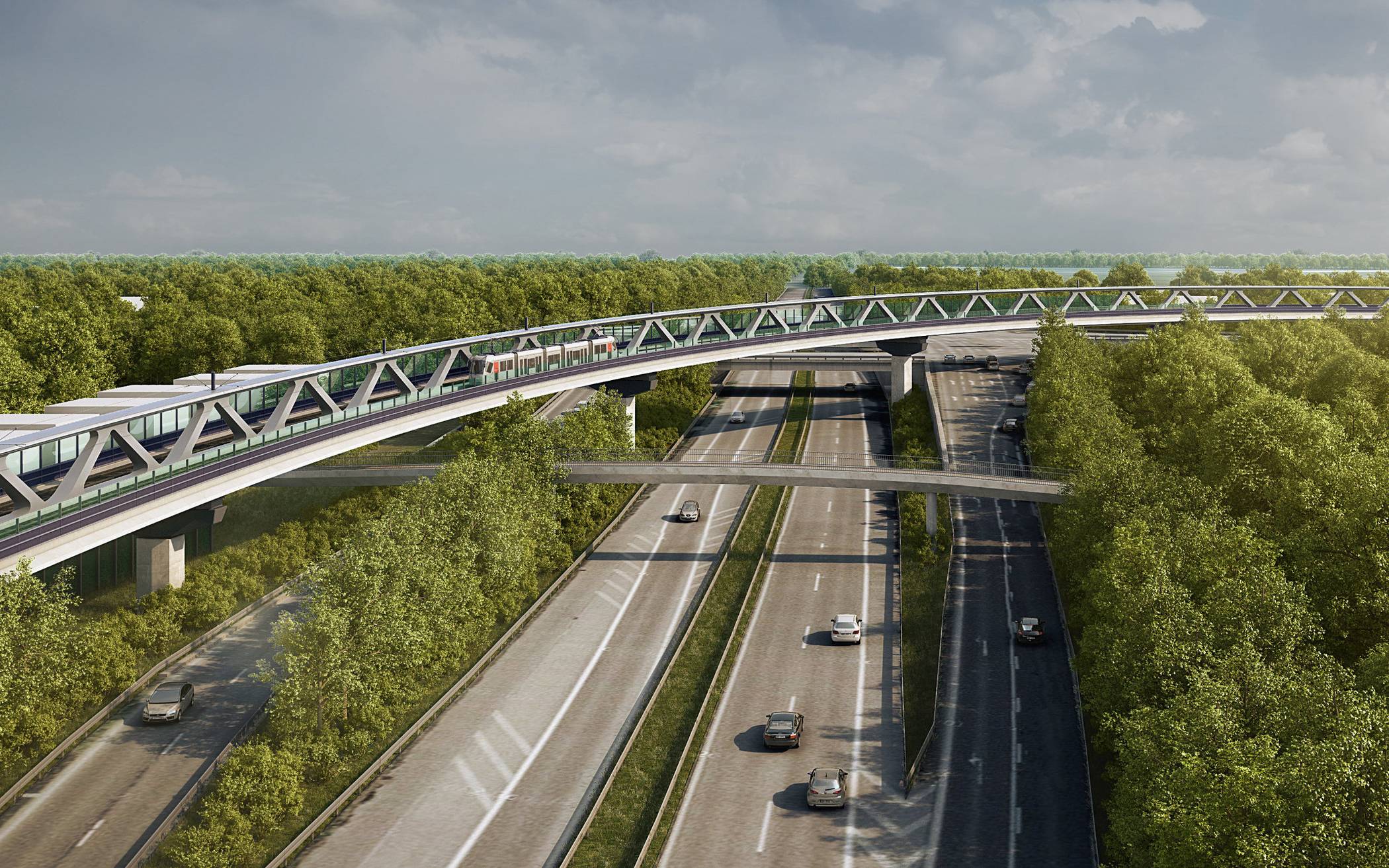  CDU und Grüne in der BV 5 stellen die von der „Ampel“ favorisierte Hochbrücke für die U 81 wieder in Frage.  