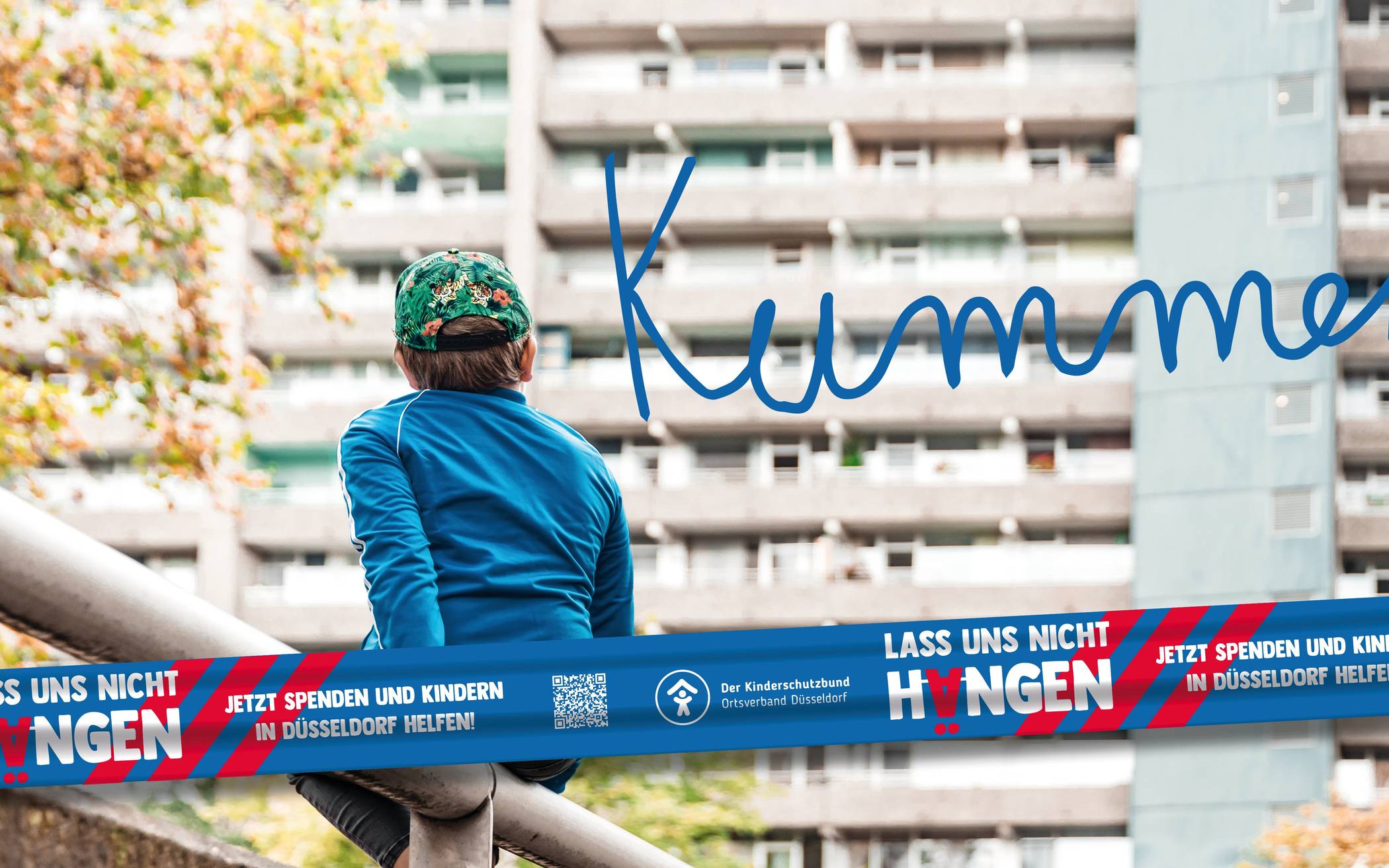 "Lasst uns nicht hängen" heißt eine neue Aktion des Düsseldorfer Kinderschutzbundes