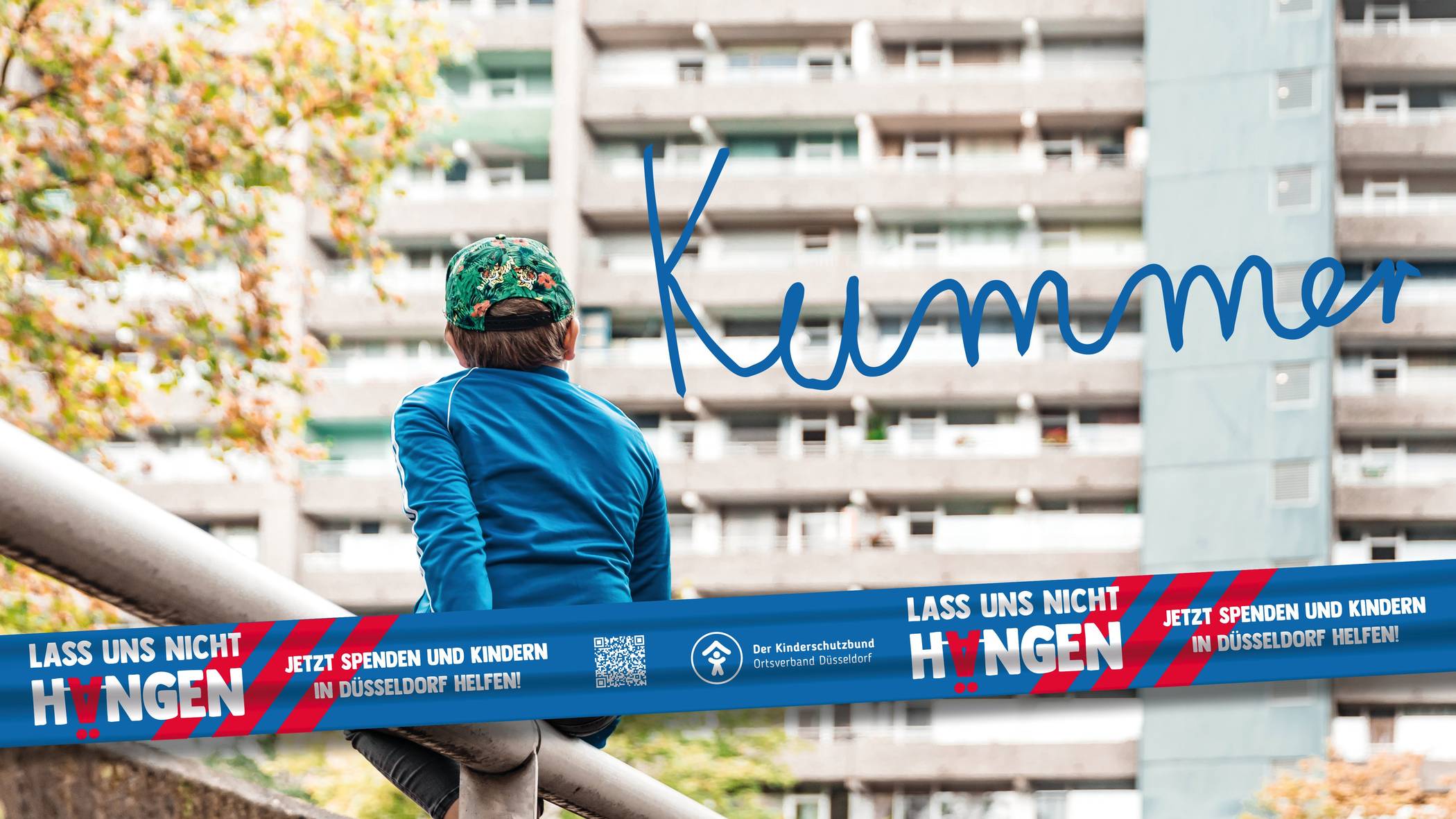 "Lasst uns nicht hängen" heißt eine neue Aktion des Düsseldorfer Kinderschutzbundes